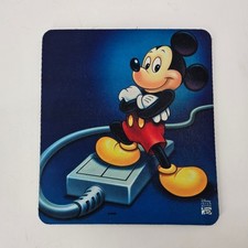 Vintage 90s Disney Interactive Mickey Mouse Computer Mouse Pad Retro Y2K Tech picture