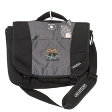 OGIO Upton Laptop Messenger Bag Black Model 417015 Des Moines Marathon Logo picture