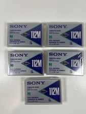 5 Sony D8 D-Eight Data 8mm Tape/Cartridge 5GB 112, QG112M Factory Sealed picture