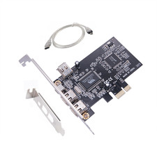 PCI Ex1 to External IEEE 1394 Adapter Controller 4-Port PCIE FireWire Card picture