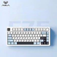 Mechanical Keyboard  Knob Aula F75 Gasket 75% Wireless Hot Swappable PBT OEM picture
