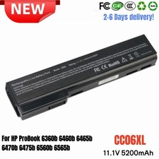 💡CC06XL Battery For HP ProBook 6360b 6460b 6465b 6470b 6475b 6560b 6565b 6570b picture