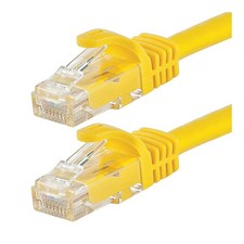 MONOPRICE 9838 Patch Cord,Cat 6,Flexboot,Yellow,7.0 ft. 38F980 picture