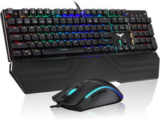 HAVIT HV-KB389L Mechanical Gaming Keyboard and Mouse (MS733) Wired Set NEW picture