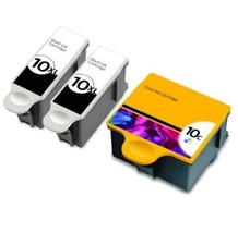 3-Pk/Pack For Kodak 10 XL Ink Cartridges ESP 3 5 7 9 3250 5210 5250 6150 9250 picture