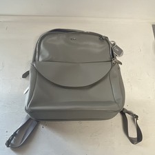 TUMI Stanton Orion 103394 Leather Backpack Light Gray Made in Italy Women’s Bag picture