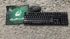 Rainbow Backlit T3 Keyboard & Mouse Black picture