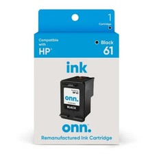 Onn Brand Ink Cartridge - Black 61 - Open Box picture