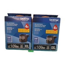 Brother LC109BK XXL Black Ink Cartridges  (2) Exp. 7/2018 picture