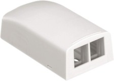 Panduit 2 Sockets Surface Mounting Box NK2BXWH-A picture