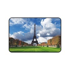 Eiffel Tower Paris Landscape Desk Mat | Scenic Mouse Pad picture
