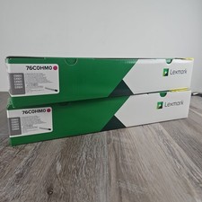 2- Lexmark 76C0HM0 Magenta Toner Cartridge - New In Box picture