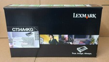 GENUINE LEXMARK C734A4KG BLACK TONER C734 C736 X734 X736 X738, SAMS AS C734A1KG picture