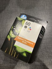 Genuine HP 60 Black and Tri-Color 2-Pack Ink N9H63FN Sealed Exp 2026 NEW Sealed picture