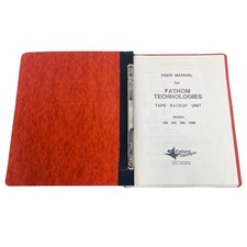Fathom Technologies Tape Backup Unit User Manual 1992 Vintage IBM System/36 picture