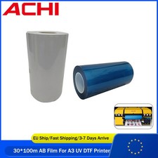 [EU Ship] ACHI 2 Rolls 30*100m AB Transfer Film Sticker For A3 UV DTF Printer picture