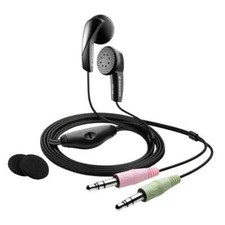Sennheiser PC 100 In-Ear Computer Headset / Earphones with Mic 2x 3.5mm 504124 picture