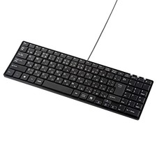 Sanwa Supply USB Slim Keyboard with Pantograph and Numeric Keypad Black picture