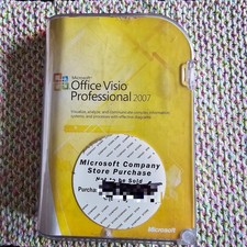 Official Microsoft Office Visio Professional 2007 in Case w/ Product Key picture