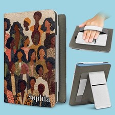 Personalized Black Woman Kindle Case Afro African American Book Lover Gift picture
