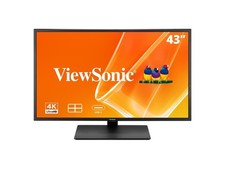 ViewSonic VX4381U-4K 43 Inch 4K Monitor, with HDR10 for Seamless Home and Office picture