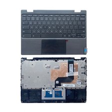 For Lenovo 100e Chromebook 2nd Gen MTK Palmrest Keyboard Touchpad 5CB0U26489 US picture