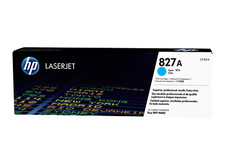 Genuine HP CF301A (827A) Cyan Original Laserjet Printer Toner Cartridge  picture