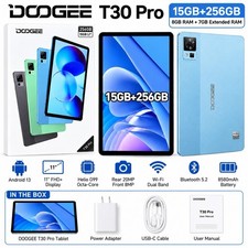 NEW SEALED DOOGEE T30 Pro 11” Android Tablet 15GB 256GB Storage WiFi Bluetooth picture