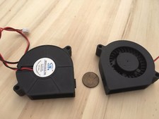 2 Pieces 60mm 12v fan Brushless Exhaust Centrifugal Blower 6015s Gdstime C22 picture