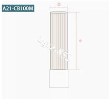 1PC ceramic fiber brush white A21-CB100M diameter 100mm brush length 75mm picture