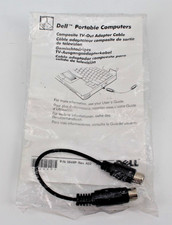 New Dell Composite TV-Out Adapter Cable 3848P 07309P picture