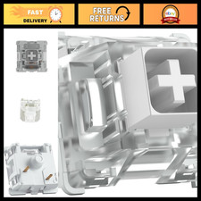 120-Pack Clicky Mechanical Keyboard Switches - Kailh Box White for Gaming & Typi picture