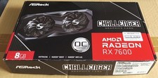 ASRock Challenger AMD Radeon RX 7600 8GB GDDR6 OC Graphics Card GPU w/Box Tested picture