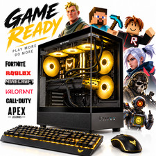 ARGB Gaming PC Desktop i7 8700 32GB RAM 1TB SSD RTX 5060 Computer Win11 Wifi picture