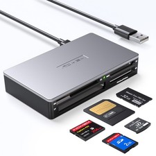 SmartMedia Card Reader Writer All-in-1 USB Universal Multi Card Adapter Slim Hub picture