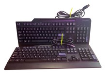 Lot of 2 Lenovo SK-8825 Preferred Pro USB Keyboard Wired USB Black picture
