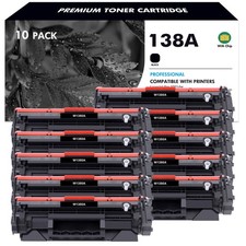 W1380A Toner Cartridge with Chip for 138A HP LaserJet Pro 3001dw MFP 3101fdw LOT picture