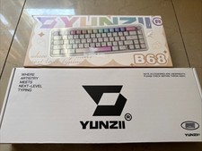 YUNZII B68 Tri-Mode Wireless COLORFUL Mechanical Keyboard - Beige Switch 2 picture