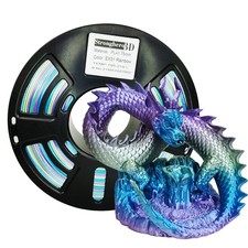 Stronghero3D Silk Rainbow PLA Filament, 1.75mm, 1kg picture