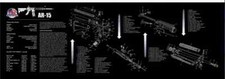 For AR15 Gun Bench Cleaning Armorers Bench Gaming Mouse Mat with Illustration picture