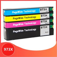 4PCS 973X 973XL Ink Cartridge For HP 352dw 452dn 452dw 377dw 477dn 477dw 577dw picture