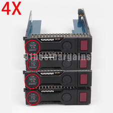 4X Original HP 651314-001 Drive Tray Caddy 3.5