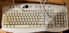 Vintage Logitech Access Keyboard PS/2 Wired picture
