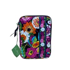 Vera Bradley Women’s Va Va Bloom Floral Print Black Quilted E-Reader Sleeve picture