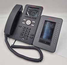 Avaya J169 IP Phone VoIP Business Phone incl Avaya JEM24 Button Module Extensionu picture