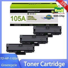 3 PACK Black W1105A 105A Toner for HP LaserJet MFP 137fnw 107a Printer picture