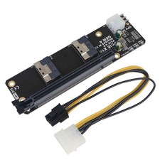 Mini SlimSAS 8i x2 to PCIe4.0 x16 Slot Adapter SFF8654 Riser Card for Network picture