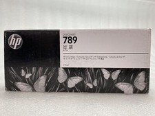 Genuine OEM Sealed HP 789 Cyan 775ml Ink Cartridge Designjet CH616A EXP AUG 2014 picture