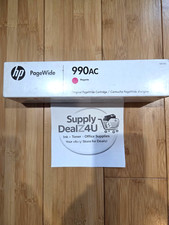 HP 990 AC Magenta Ink Cartridge X4D12AC Genuine OEM Sealed PageWide OEM NEW picture