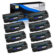 8PK Black Q7553A 53A Toner Cartridge for HP LaserJet P2015dn P2015x M2727 MFP picture